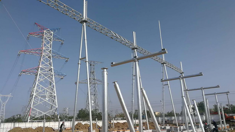 变电站施工图片