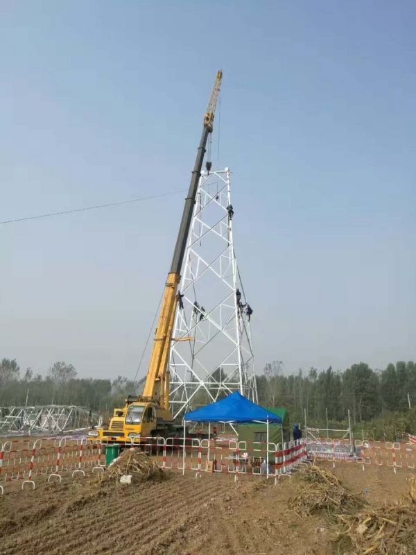内蒙古电力集团110Kv线路铁塔架设工程