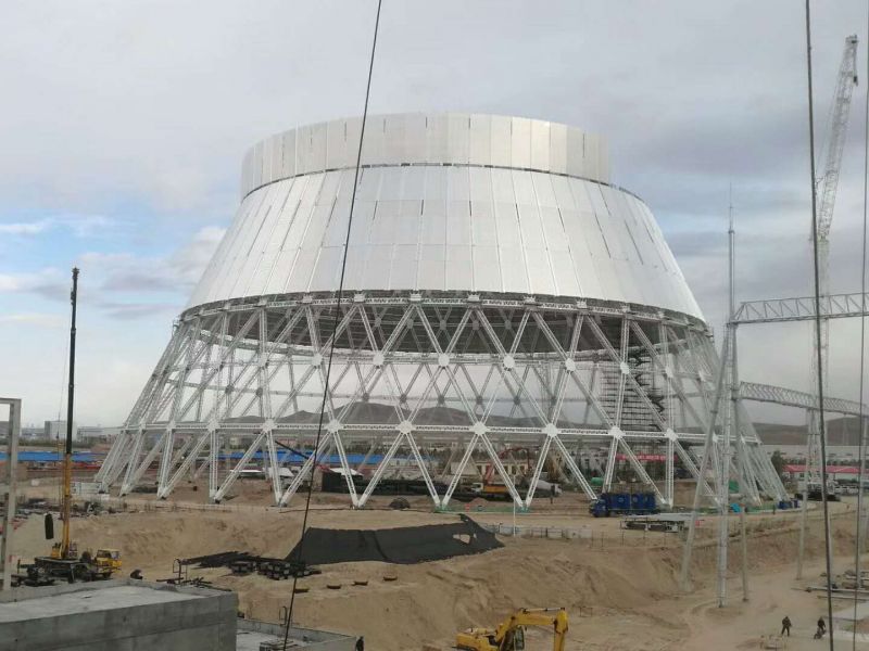 内蒙古锡林浩特三电厂钢结构塔工程