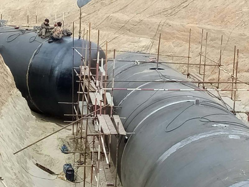 锡林浩特三电厂空冷岛水循环地埋水箱